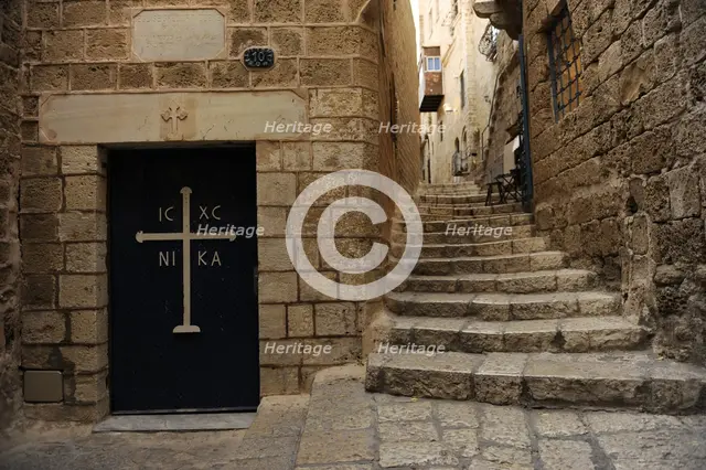 A street in the old town, Jaffa, Israel, 2013. Creator: LTL.