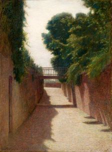 A street in Volpedo, 1903. Creator: Pellizza da Volpedo, Giuseppe (1868-1907)