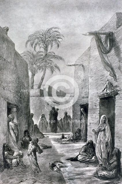 'A Street of Almees' (Egyptian dancing girls), Egypt, 1872. Artist: Alfred-Henri Darjou