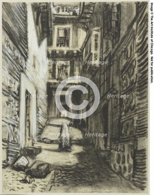 A Street of Toledo, c. 1903. Creator: Joseph J Pennell.