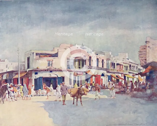 'A Street Scene', 1903. Artist: Mortimer L Menpes.
