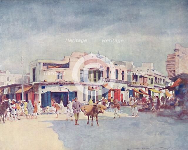 'A Street Scene', 1903. Artist: Mortimer L Menpes.