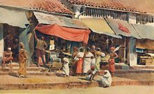 A Street Scene in Kandy c1880 (1905). Creator: Alexander Henry Hallam Murray