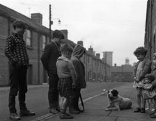 A street scene in Middlesborough, Teesside, 1964. Artist: Michael Walters
