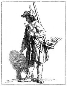 A Street Porter, 1737-1742.Artist: Bouchardon