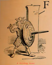 A Striking Point c1860, (c1860). Artist: John Leech