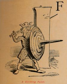 A Striking Point c1860, (c1860). Artist: John Leech