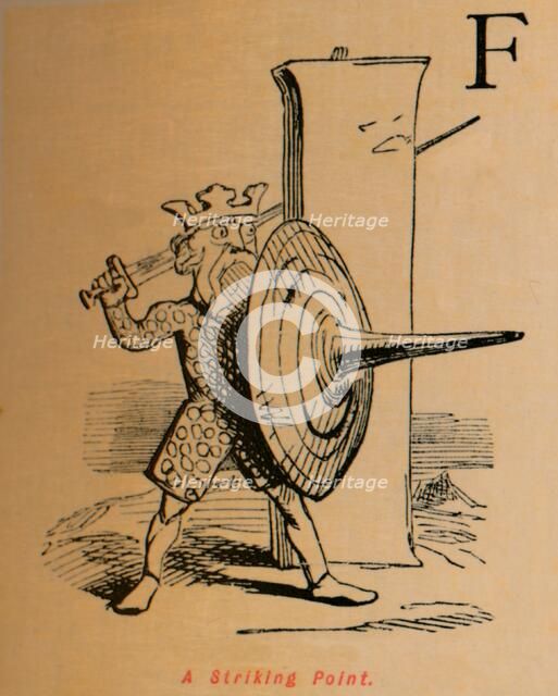 'A Striking Point', c1860, (c1860).  Artist: John Leech.