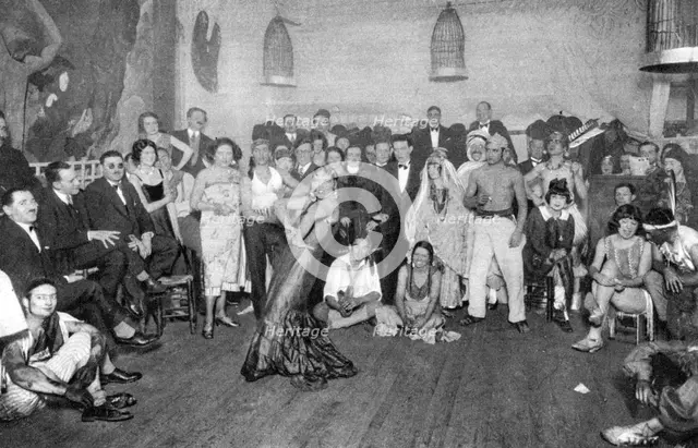 A students' ball, Paris, 1931.Artist: Ernest Flammarion