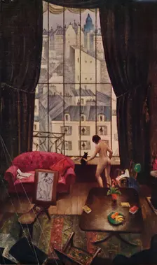 A Studio in Montparnasse c1926, (1935). Creator: CRW Nevinson