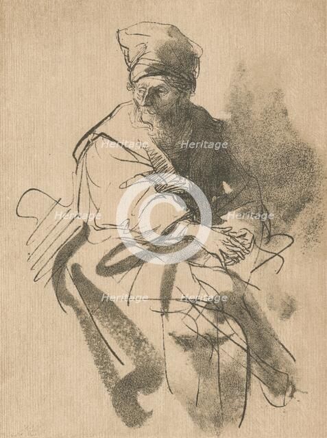 A Study, 17th century, (1906). Artist: Rembrandt Harmensz van Rijn    