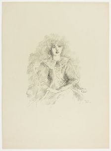 A Study by Lamplight, 1890-94. Creator: Theodore Roussel