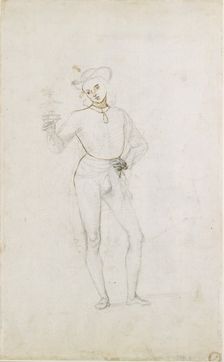 A Study for a Figure in an Adoration of the Magi, c1470-1520. Artist: Perugino