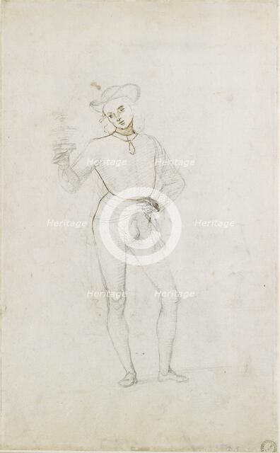 A Study for a Figure in an Adoration of the Magi, c1470-1520. Artist: Perugino.