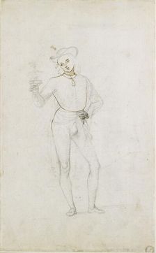 A Study for a Figure in an Adoration of the Magi, c1470-1520. Artist: Perugino