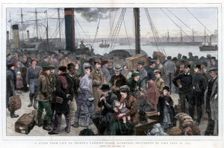 A Study from Life on Prince's Landing Stage, Liverpool - Destroyed by Fire July 28, 1874
