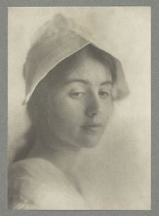 A Study Head, c. 1899. Creator: Eva Watson-Schutze