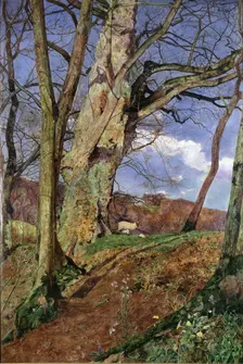 A Study, in March, exhibited 1855. Artist: John William Inchbold