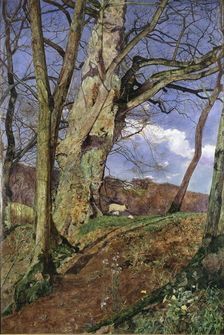 A Study, in March, exhibited 1855. Artist: John William Inchbold