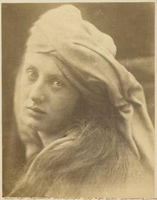 A Study of the Beatrice Cenci, September 1870. Creator: Julia Margaret Cameron