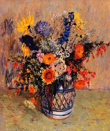 A Study of Flowers, 1923. Creator: James Bolivar Manson