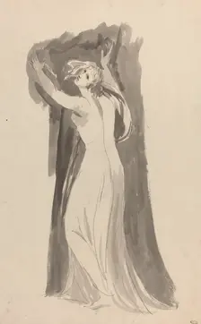 A Study of Miranda for "The Tempest", c. 1786. Creator: George Romney