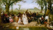 A Summer Day in Hyde Park 1858. Creator: John Ritchie