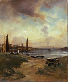 A Summer Day, Lossiemouth, 1900-1924. Creator: David West