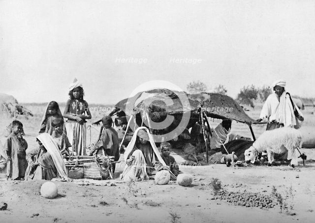 A summer encampment in Balochistan, 1902. Artist: F Bremner.