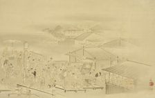 A Summer Evening by the River, 18th century. Creator: Mori Koga