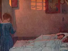 A Summer Evening c1910. Artist: Frederick Cayley Robinson