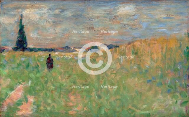 A Summer Landscape, 1883. Creator: Georges-Pierre Seurat.