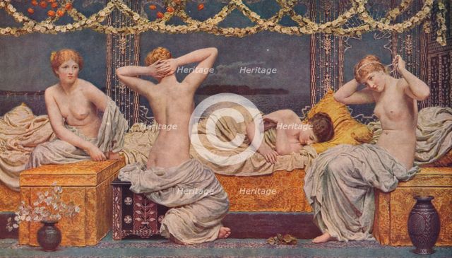 A Summer Night, 1890, (1938). Artist: Albert Joseph Moore