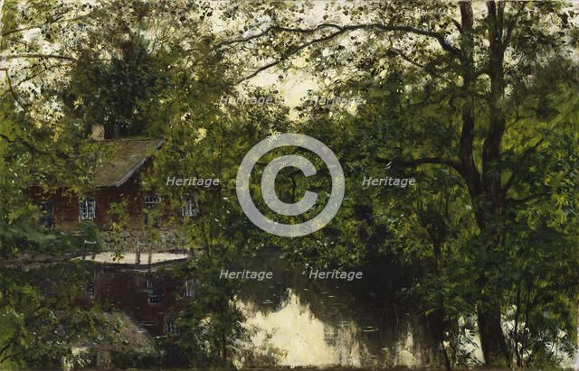 A summer night in Bergslagen, 1899. Creator: Olof Per Ulrik Arborelius.