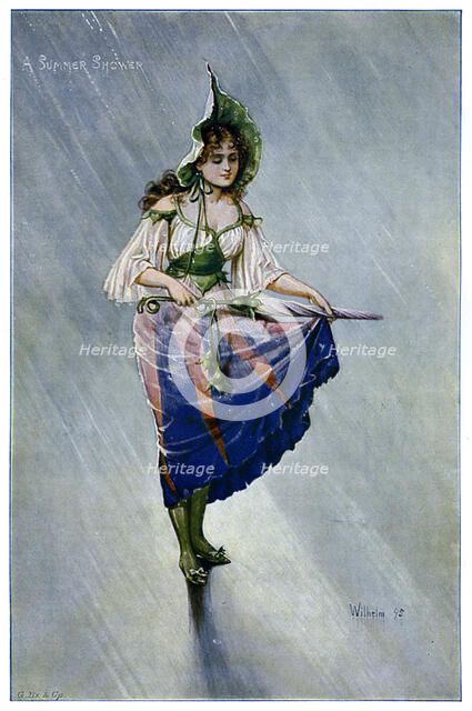 'A Summer Shower', 1899. Artist: Unknown