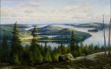 A Summer's Day on Lake Päijänne, 1902. Creator: Thorsten Waenerberg