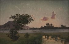 A Summer's Evening near Ry, 1873. Creator: Vilhelm Kyhn