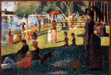A Sunday Afternoon on the Island of La Grande Jatte 1884-1886. Artist: Georges-Pierre Seurat