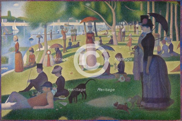 A Sunday on La Grande Jatte — 1884, 1884/86. Creator: Georges-Pierre Seurat.