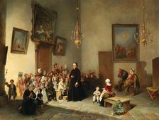 A Sunday school. Creator: Fabius, Jan (1820-1889)