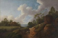 A Sunken Road, 1760s. Creator: Johann Georg Wagner
