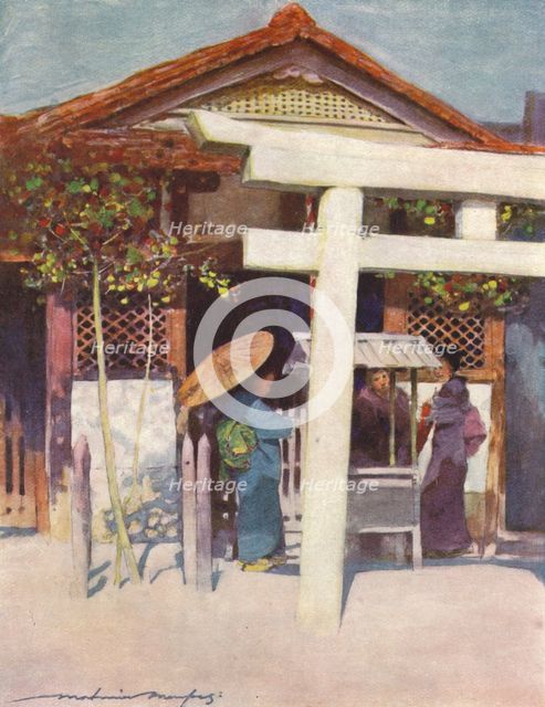 'A Sunny Temple', c1887, (1901). Artist: Mortimer L Menpes.