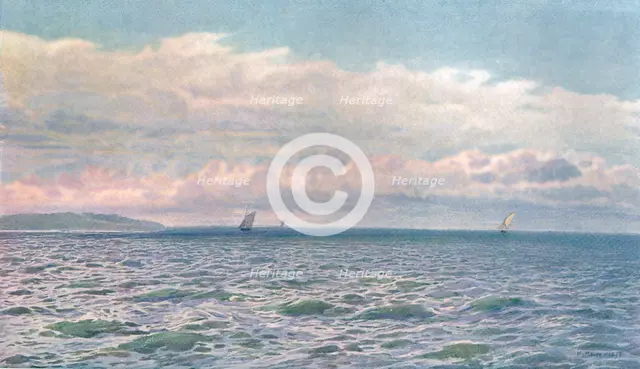 'A Sunny Day in the Solent', (c1900). Creator: Unknown.