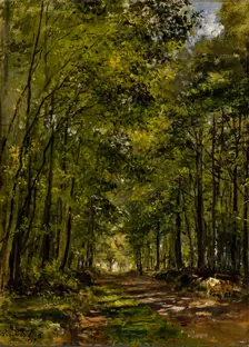 A sunny morning in the forest, 1868. Creator: César de Cock