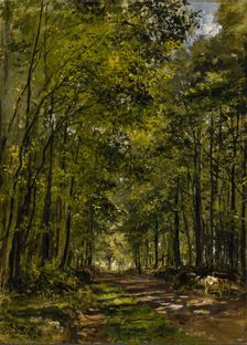 A sunny morning in the forest, 1868. Creator: César de Cock