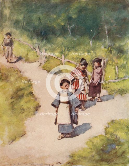 'A Sunny Stroll', c1887, (1901). Artist: Mortimer L Menpes.