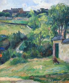 A suburb of Rouen, 1884. Creator: Paul Gauguin