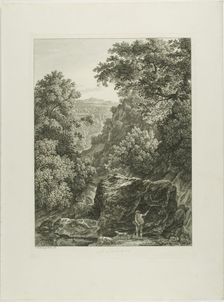 A Subiaco, from Malerisch Radierte Prospekte aus Italien, 1792. Creator: Johann Christian Reinhart
