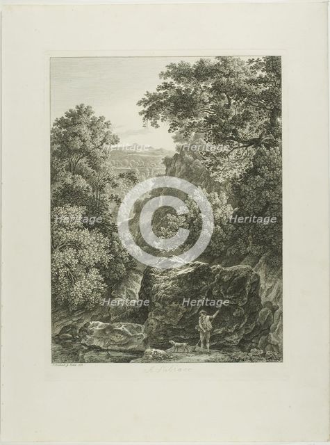 A Subiaco, from Malerisch Radierte Prospekte aus Italien, 1792. Creator: Johann Christian Reinhart.