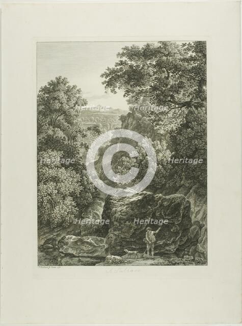 A Subiaco, from Malerisch Radierte Prospekte aus Italien, 1792. Creator: Johann Christian Reinhart.